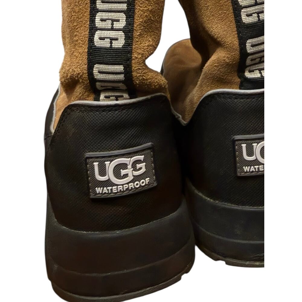 UGG Kirby Waterproof W 7.5 / Kids 6 Chestnut Suede Insulated Snow Winter Boots - Picture 2 of 9